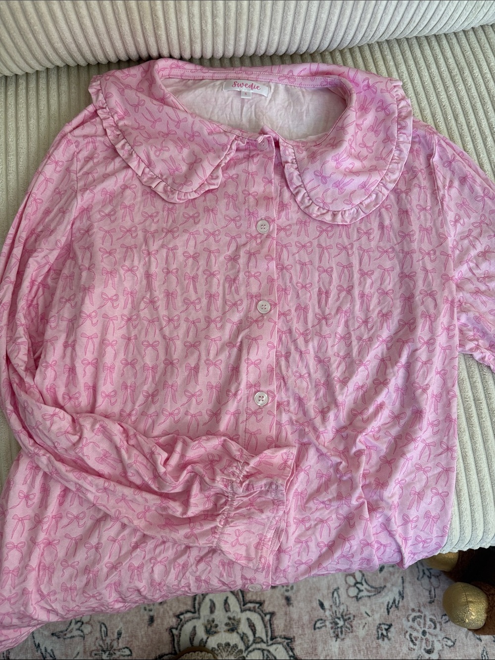 Pink Drawstring PJs - Picture 2 of 3